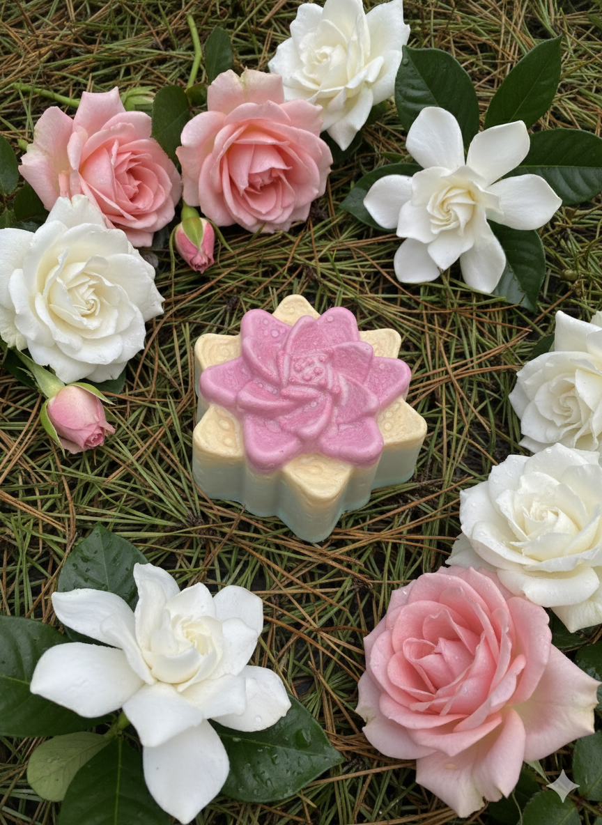 Pine Needles, Gardenia, Rose(Evergreen Bloom)